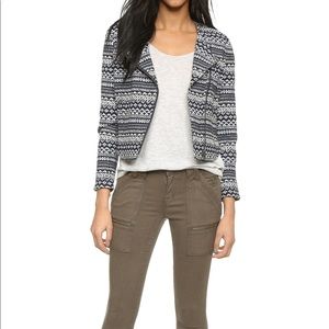 Joie Darnel Asymmetrical Moto Jacket - Size Small